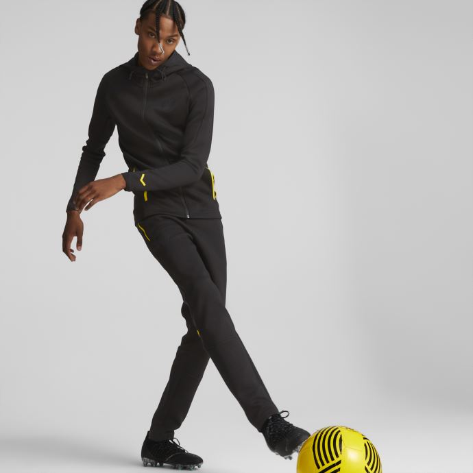Borussia Dortmund Football Casuals Veste à Capuche Hommes Puma Canada Noir
