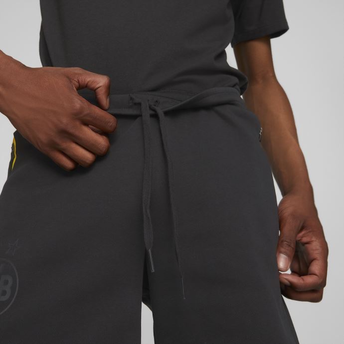 Noir Puma Canada Borussia Dortmund Shorts De Football Occasionnels Hommes