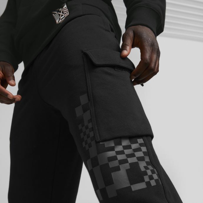 Puma Canada Black-asphalt Borussia Dortmund Ftblculture Pantalons De Survêtement Hommes