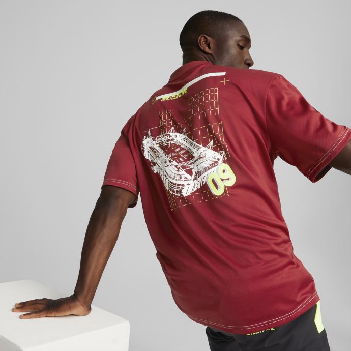 Maillot De Foot Borussia Dortmund Ftblstatment Homme Puma Canada Rouge Intense-jaune Sécurité