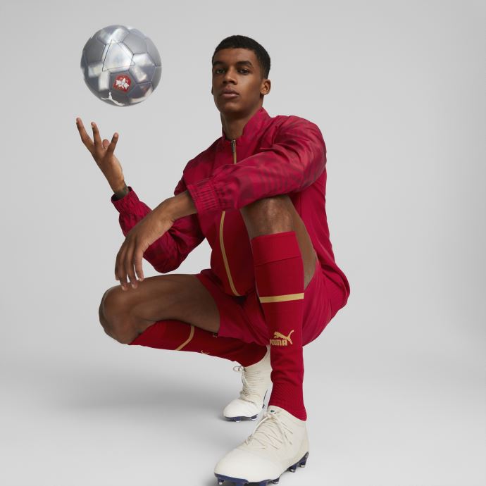 Piment-victoire Or Puma Canada Serbie Football Prématch Veste Hommes
