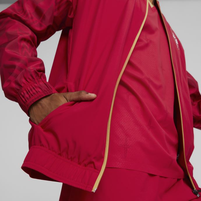 Piment-victoire Or Puma Canada Serbie Football Prématch Veste Hommes
