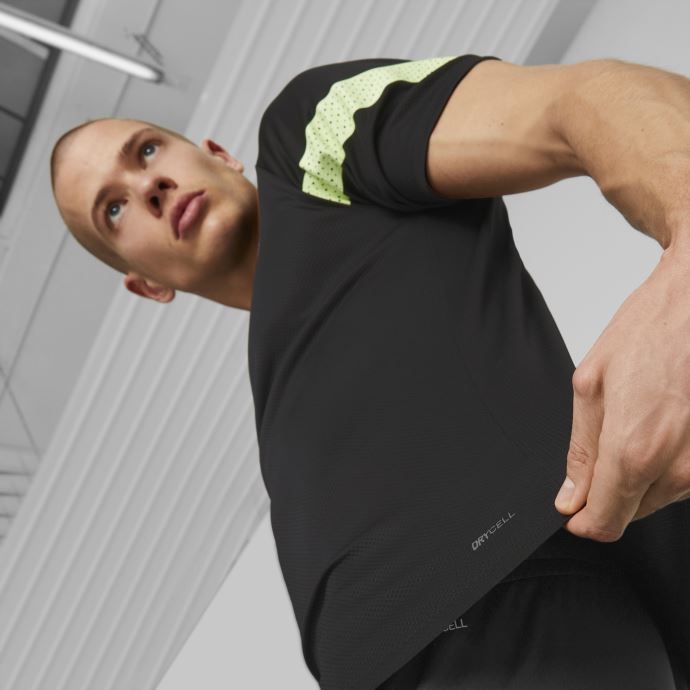 Manchester City F.c. Maillot D'entraînement De Football Hommes Black-fizzy Light Puma Canada
