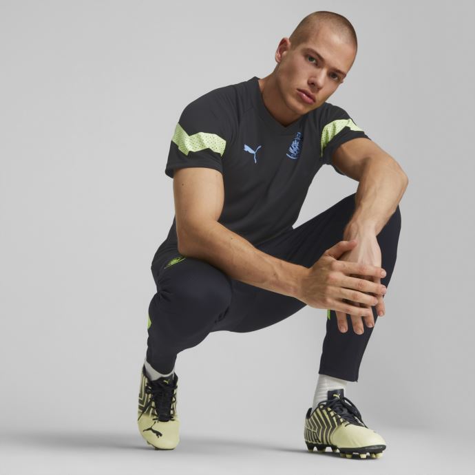 Manchester City F.c. Maillot D'entraînement De Football Hommes Black-fizzy Light Puma Canada

