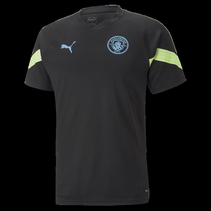 Manchester City F.c. Maillot D'entraînement De Football Hommes Black-fizzy Light Puma Canada
