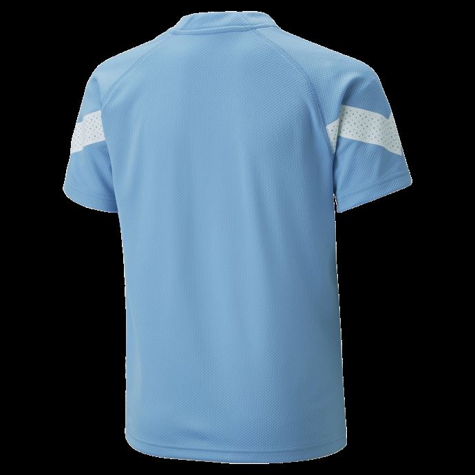 Puma Canada Manchester City F.c. Maillot D'entraînement De Football équipe De Jeunes Bleu Clair-blanc