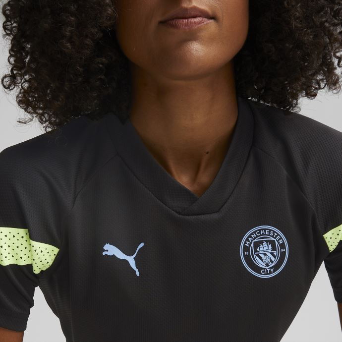 Puma Canada Manchester City F.c. Maillot D'entrainement Football Femme Noir-fizzy Light