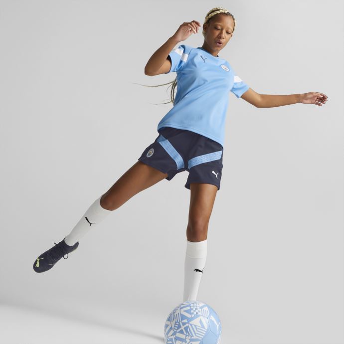 Puma Canada Parisian Night-team Bleu Manchester City F.c. Short D'entraînement De Football Femme
