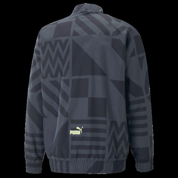 Nuit Parisienne Pétillante Lumière Puma Canada Manchester City F.c. Veste De Football D'avant-match Hommes