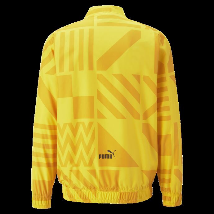 Spectra Jaune-noir Puma Canada Manchester City F.c. Veste De Football D'avant-match Hommes
