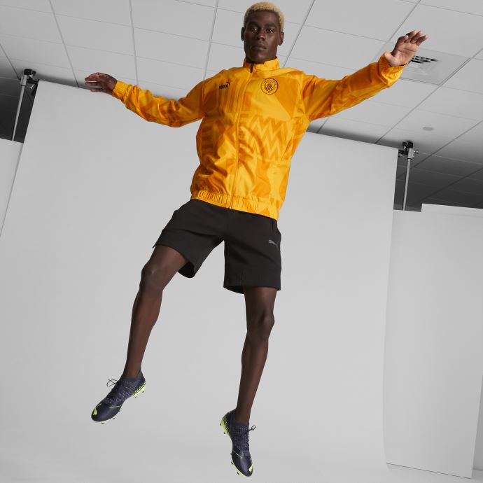 Manchester City F.c. Veste De Football Prematch Homme Puma Canada Spectra Jaune-noir