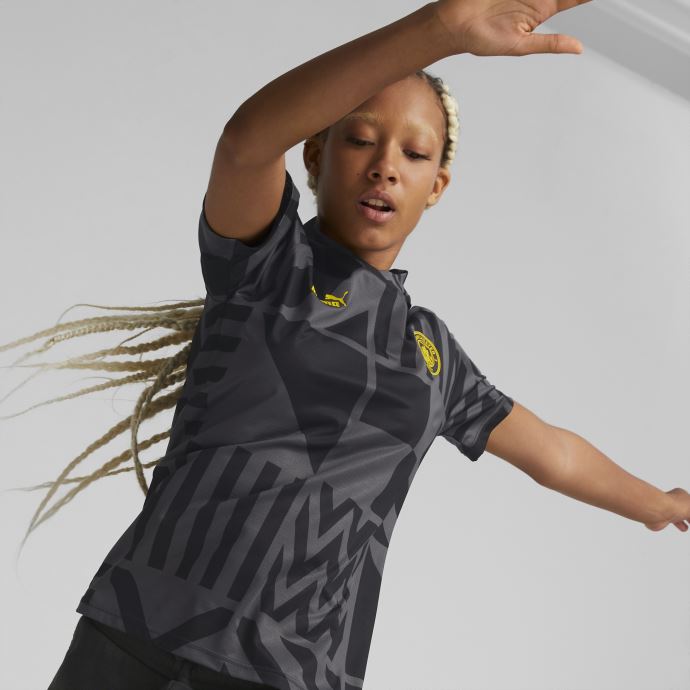 Noir-spectre Jaune Manchester City F.c. Maillot Prématch Football Femme Puma Canada
