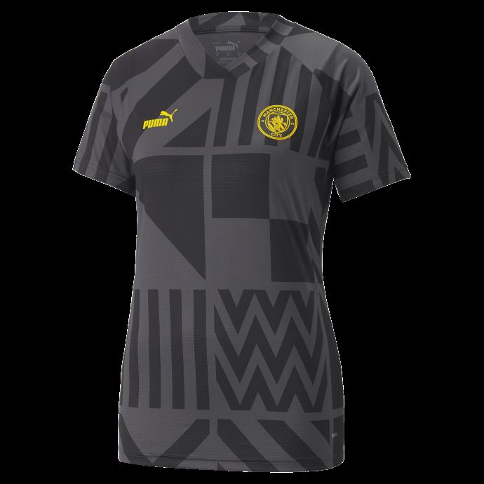 Noir-spectre Jaune Manchester City F.c. Maillot Prématch Football Femme Puma Canada
