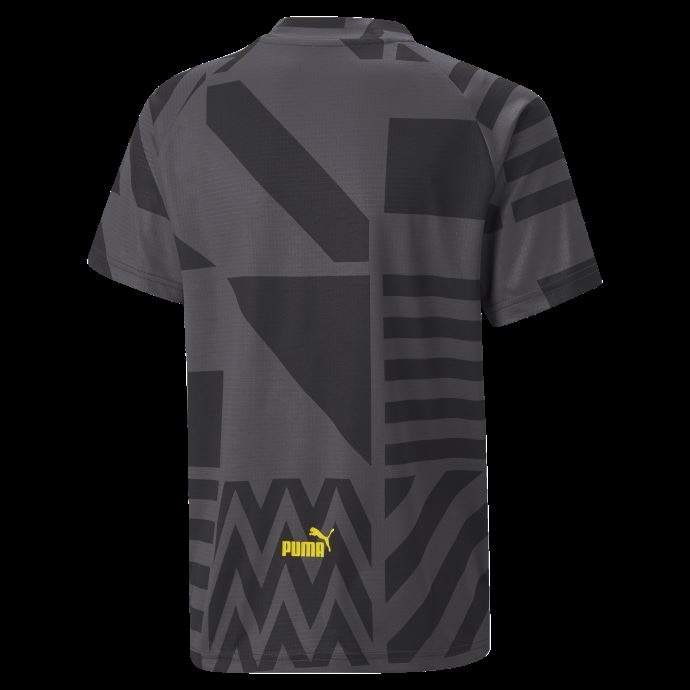 Manchester City F.c. Maillot Prematch Football Junior Puma Canada Noir-spectra Jaune