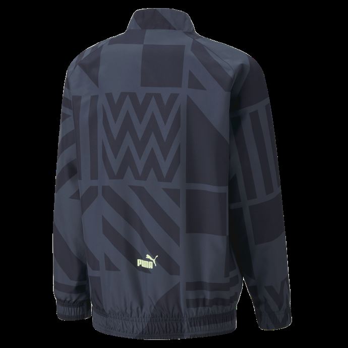 Manchester City F.c. Veste D'avant-match Football Jeunesse Parisian Night-fizzy Light Puma Canada