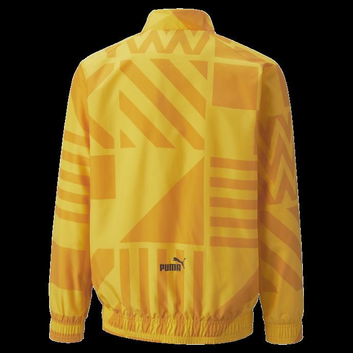 Puma Canada Manchester City F.c. Veste D'avant-match De Football Jeunesse Spectra Jaune-noir
