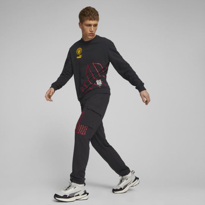 Noir-tango Rouge Manchester City F.c. Chandail Ras Du Cou Ftblculture Hommes Puma Canada