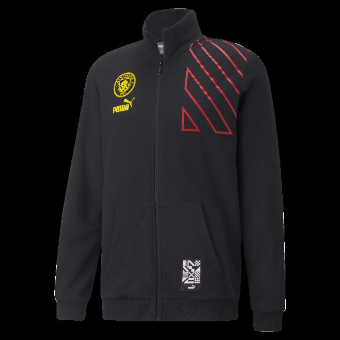 Manchester City F.c. Veste De Survêtement Ftblculture Hommes Black-tango Red Puma Canada
