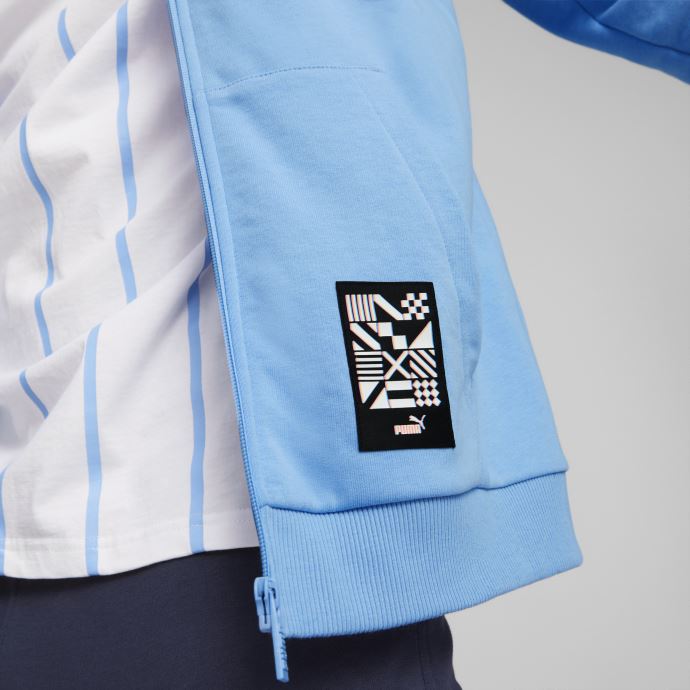 équipe Bleu Clair-blanc Puma Canada Manchester City F.c. Ftblculture Veste De Survêtement Hommes
