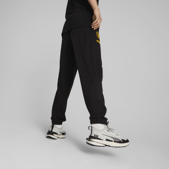 Puma Canada Noir-tango Rouge Manchester City F.c. Pantalons De Survêtement Ftblculture Hommes
