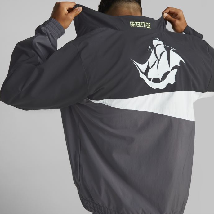 Manchester City F.c. Veste Tissée Ftblstatement Hommes Puma Canada Noir-asphalte