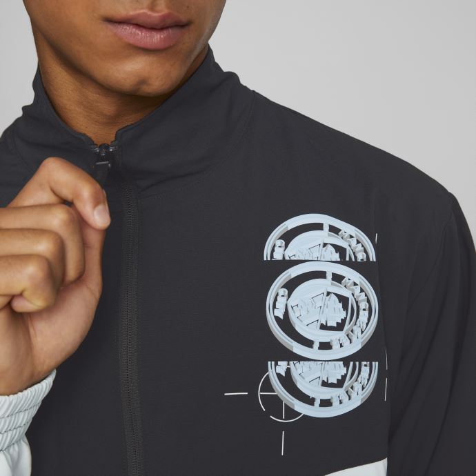 Manchester City F.c. Veste Tissée Ftblstatement Hommes Puma Canada Noir-asphalte
