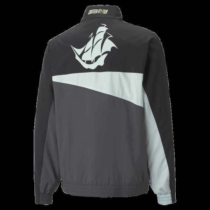 Manchester City F.c. Veste Tissée Ftblstatement Hommes Puma Canada Noir-asphalte
