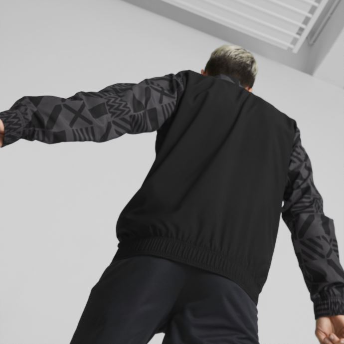 Puma Canada Austria Football Prematch Veste Hommes Noir-ébène
