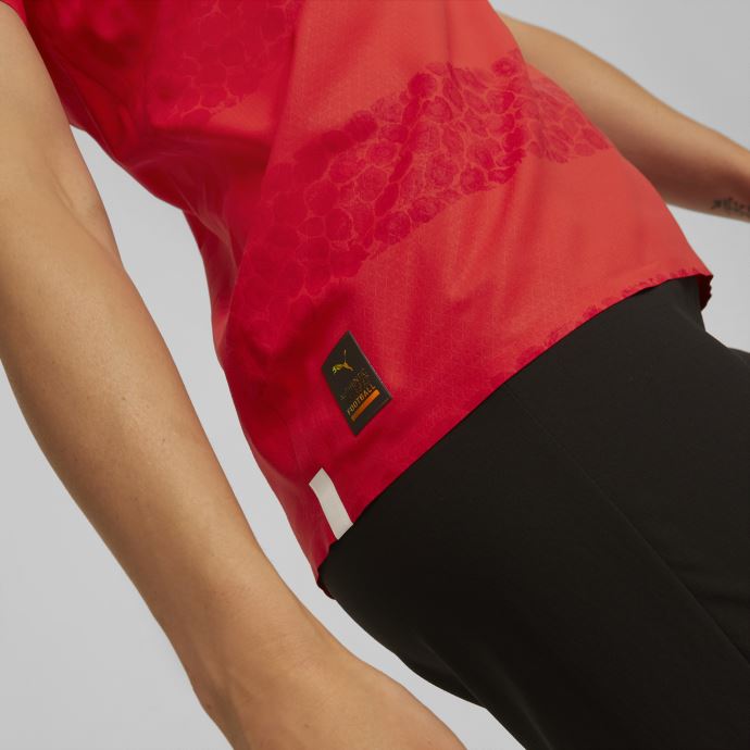 Maillot Domicile Puma Canada X Liberty Austria Femme Rouge-blanc