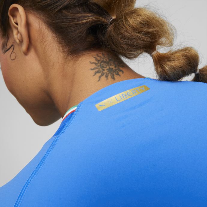 Puma Canada X Liberty Italy Authentique Maillot Domicile Femme Ignite Bleu-ultra Bleu