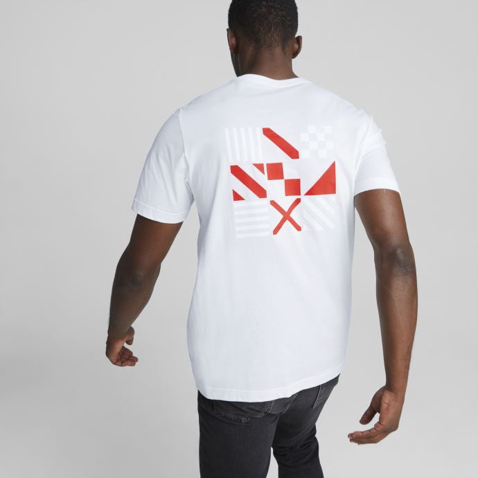 T-shirt Fan Ftblcore Pour Hommes Blanc-rouge Puma Canada
