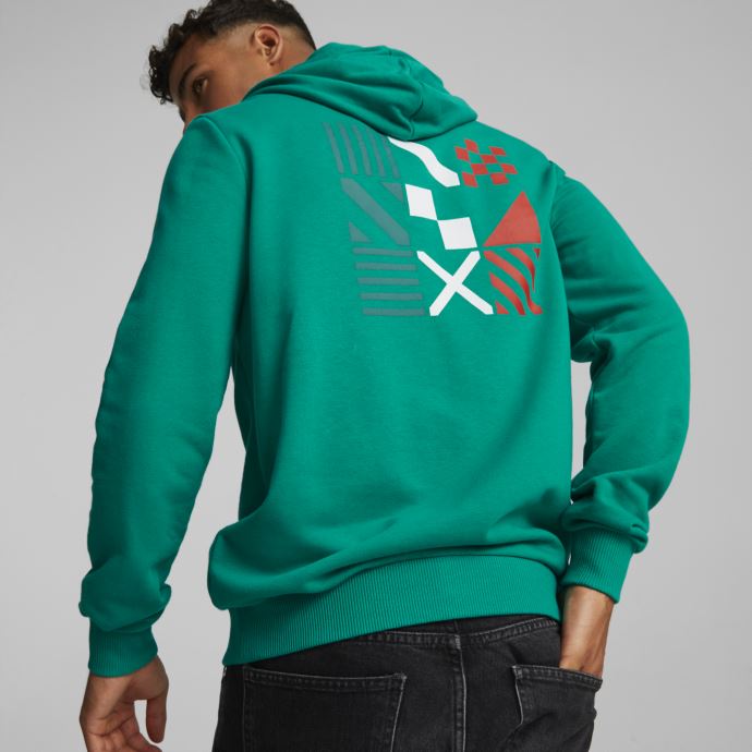 Sweat à Capuche Puma Canada Ftblcore Fan Vert Poivre Blanc Pour Homme