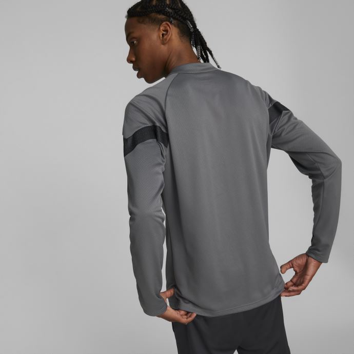 Borussia Dortmund Football Quart-zip Training Top Hommes Puma Canada Smoked Pearl
