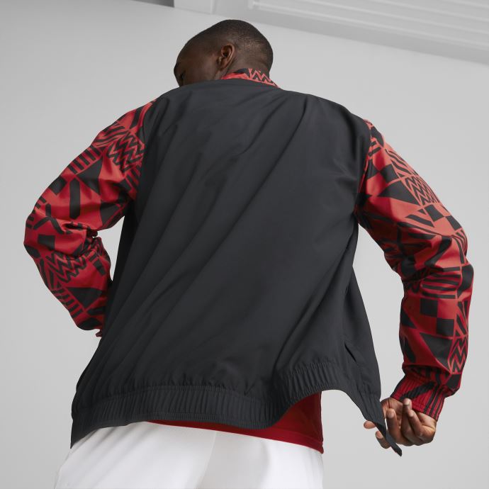 Egypt Football Prematch Veste Homme Puma Canada Tango Rouge -noir