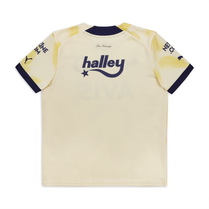 Jaune Transparent Puma Canada Fenerbah E S.k. Loin 22-23 Réplique Maillot Jeunesse