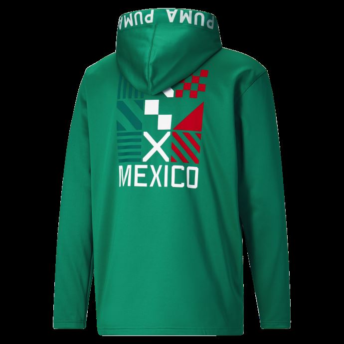 Ftblcore Fan Fleece Men's Soccer Hoodie Pepper Green-white Puma Canada