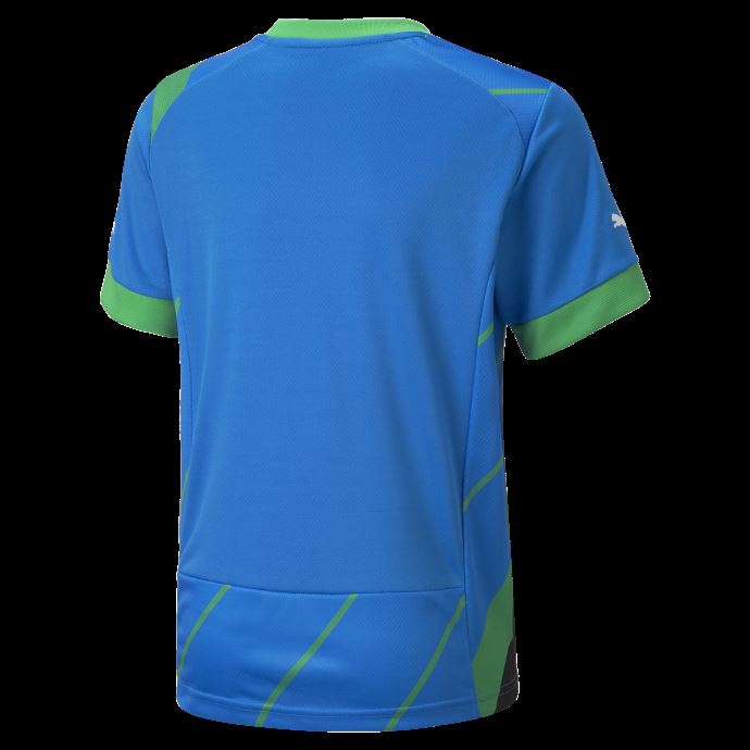 Puma Canada U.s. Sassuolo Calcio Troisième 22-23 Réplique Maillot Jeunesse électrique Bleu Limonade-vert Abeille
