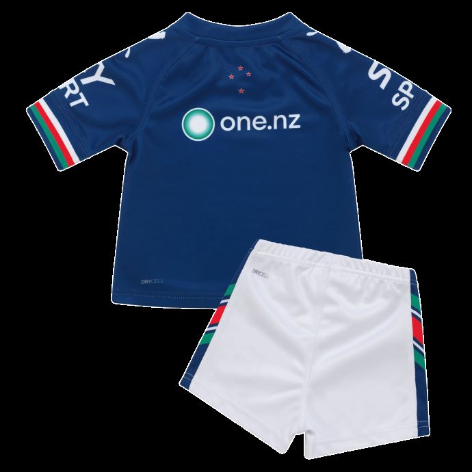 Puma Canada Bleu Deeps-warriors Warriors Maillot Et Short Pour Bébé Réplique Domicile