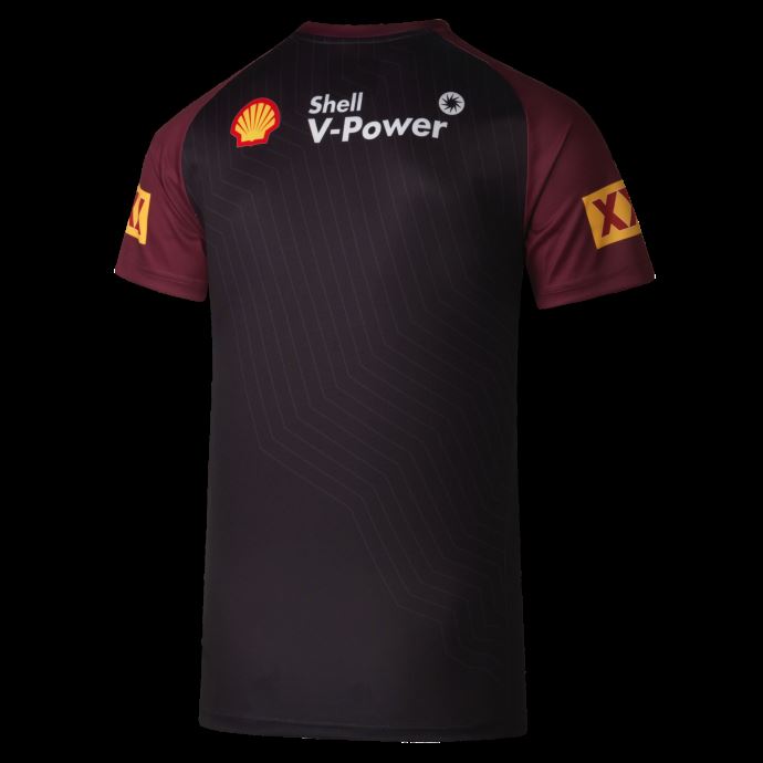 Puma Canada Queensland Maroons Replica Training Tee Gris Anthracite-qrl