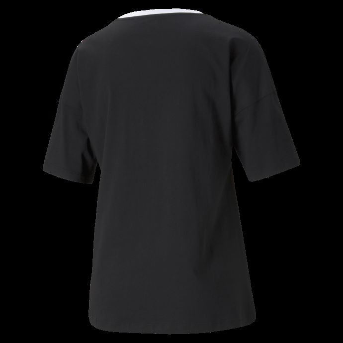 T-shirt Noir à Rayures Estivales Pour Femmes Puma Canada