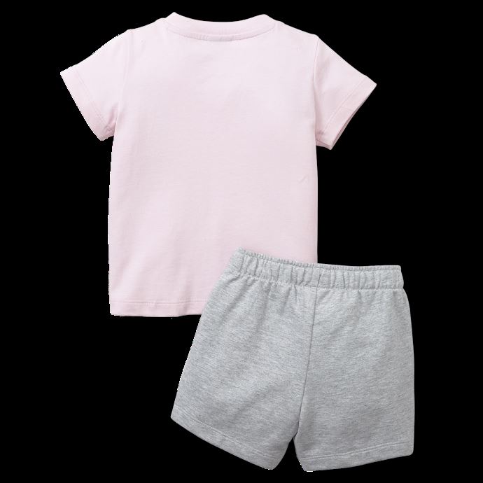 Ensemble T-shirt Et Short Minicats Pour Bébé Rose Craie Puma Canada