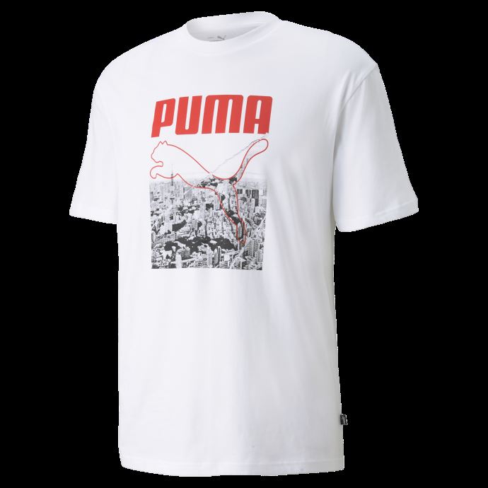 T-shirt Photoprint Homme Blanc Puma Canada
