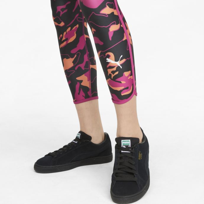 Puma Canada Leggings Pour Jeunes Imprimés Modern Sports Noir-aop
