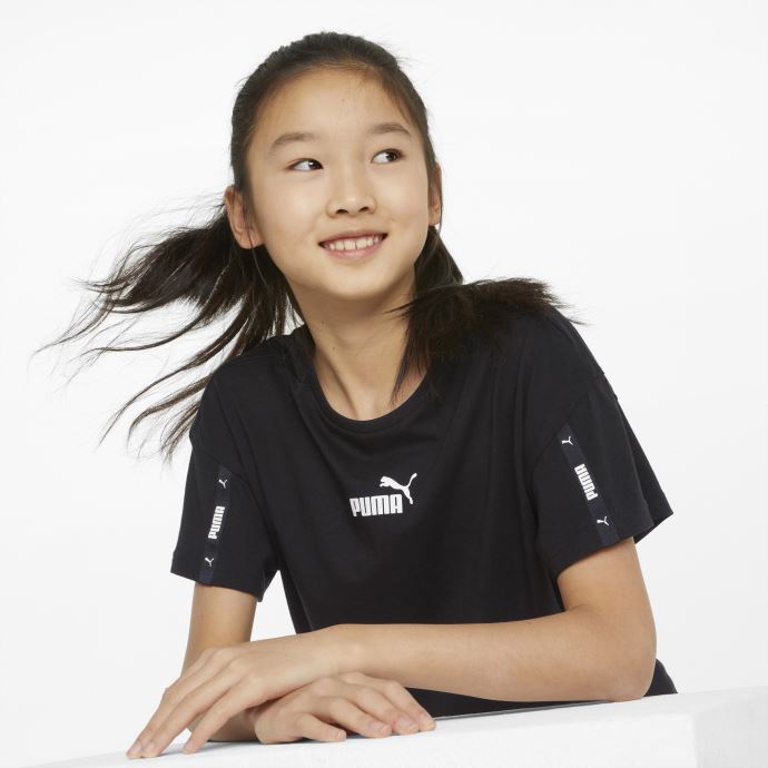 T-shirt Puma Canada Power Tape Noir Pour Jeune
