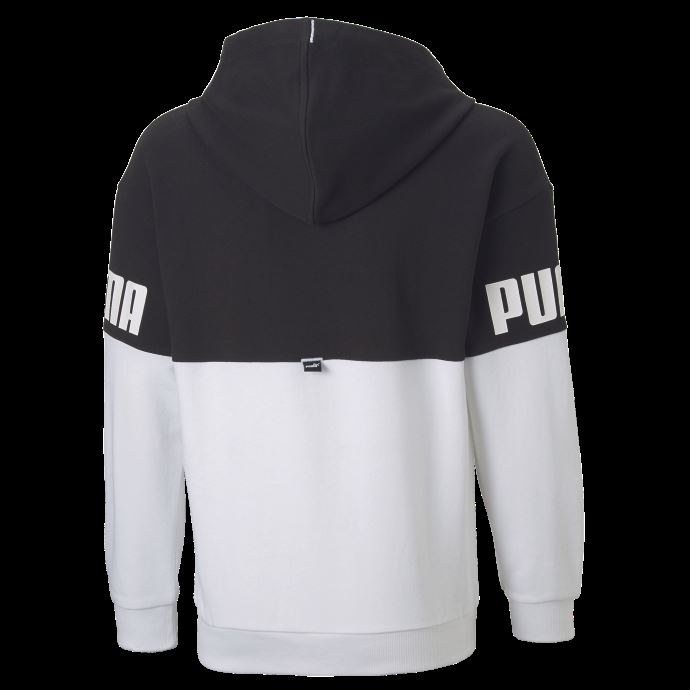 Sweat à Capuche Color-block Puma Canada Power Noir Pour Enfant
