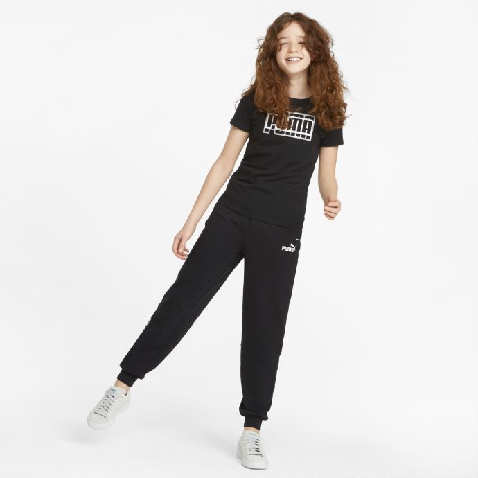 Pantalon Puma Canada Black Power Color-block Pour Enfant
