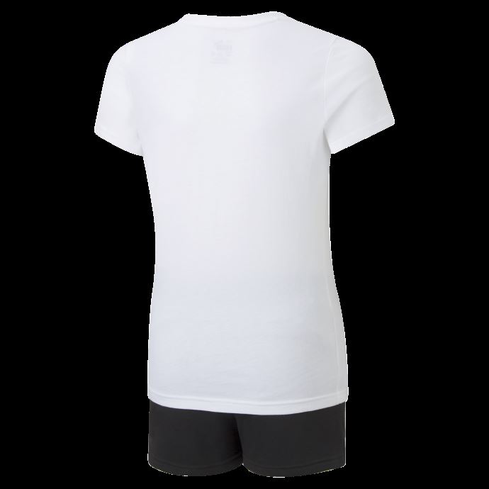 Ensemble T-shirt Et Short à Logo Pour Enfant Puma Canada Blanc
