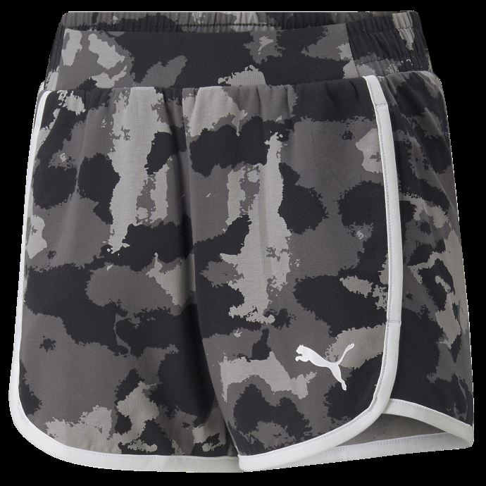 Short Noir Aop Puma Canada Alpha Imprimé Pour Jeunes
