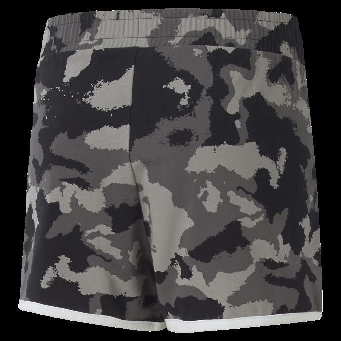 Short Noir Aop Puma Canada Alpha Imprimé Pour Jeunes
