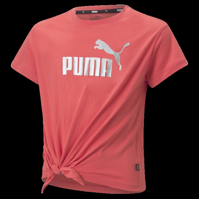 Puma Canada Essentials+ T-shirt Noué Pour Jeunes Saumon
